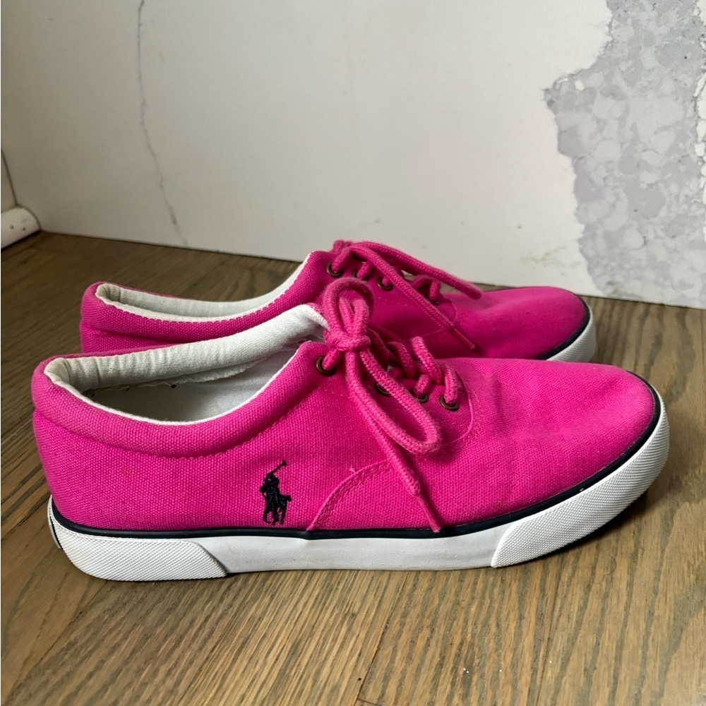 Polo Ralph Lauren Hot Pink Sneakers Women’s size 7